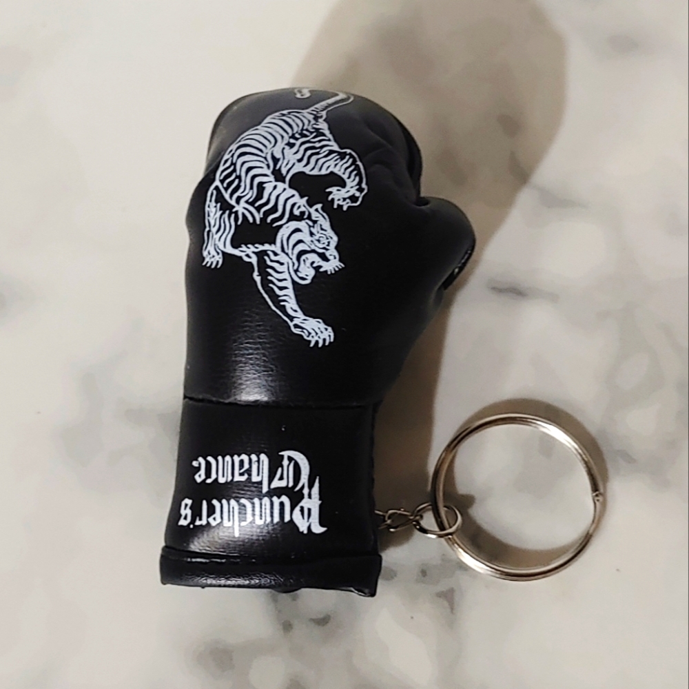 Tiger Boxing Glove Keychain